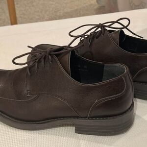 Novacas Brown Derby Shoes- vegan leather- Size 12
